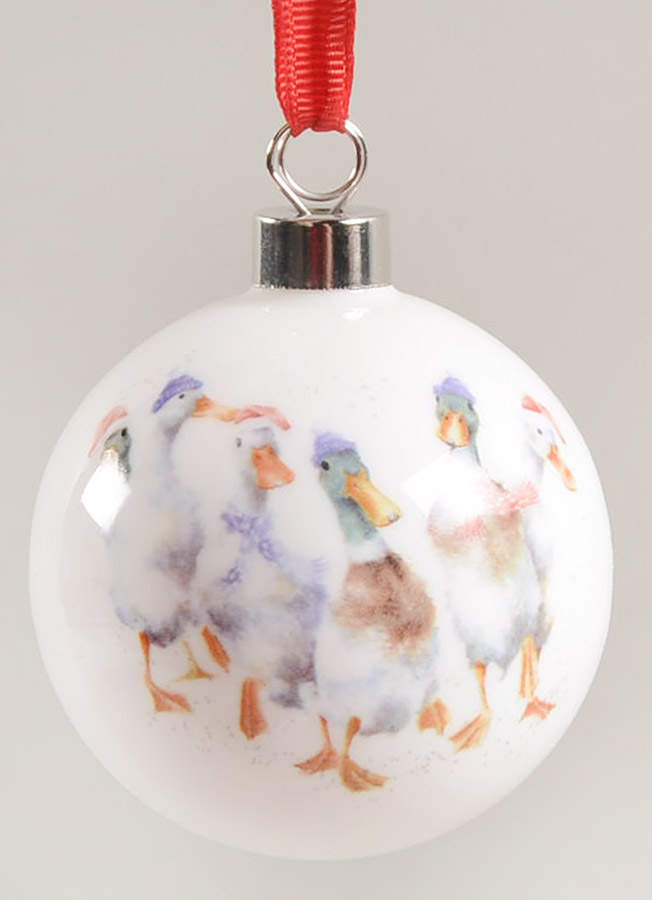 Wrendale Designs Christmas Ornament by Royal Worcester-1