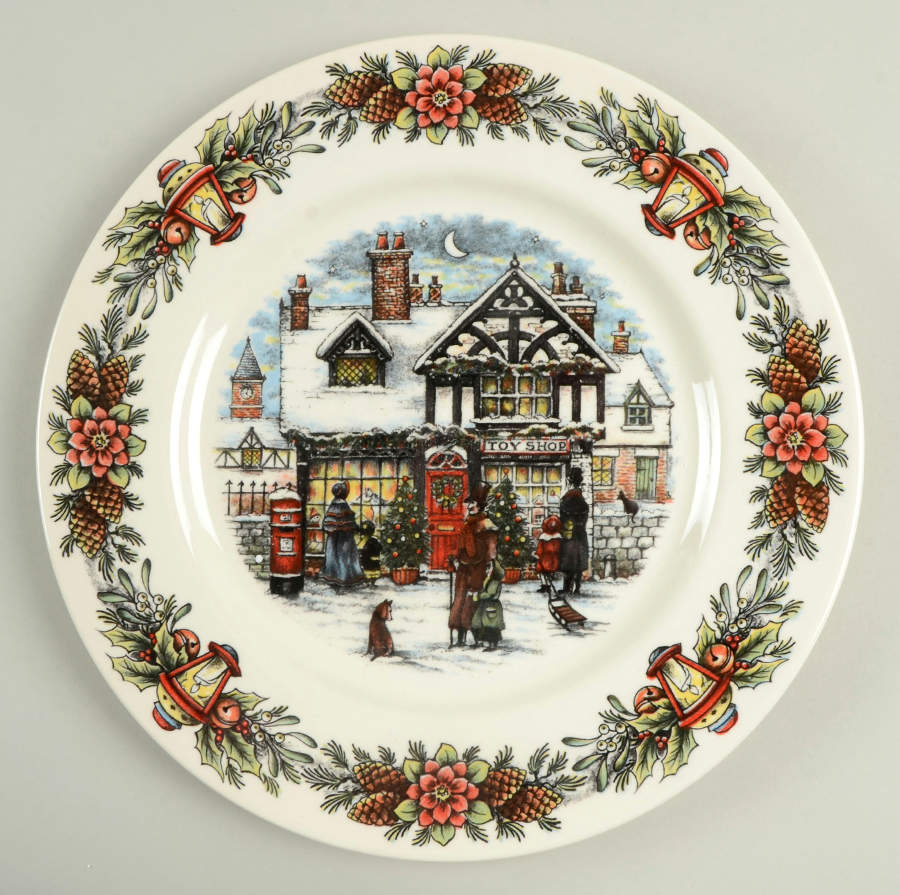Christmas Toy Shop Dinner Plate by Royal Stafford-1