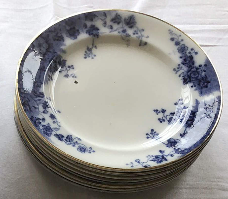 Montrose Blue Salad Plate by Ralph Hamersley-1