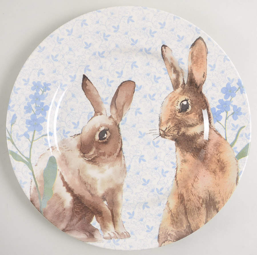 Spring Bunnies Dinner Plate by Royal Stafford-1