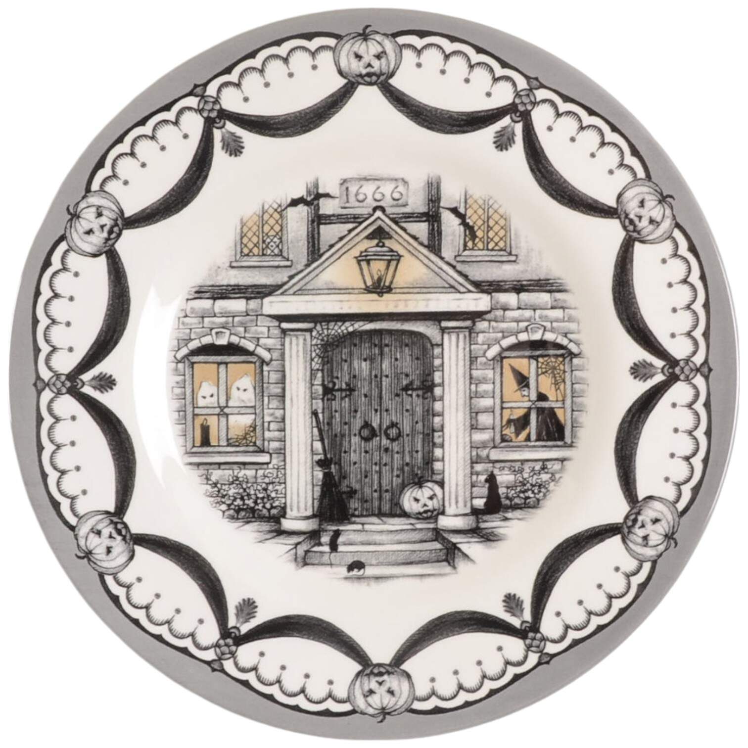Haunted House Salad Plate by Royal Stafford-1