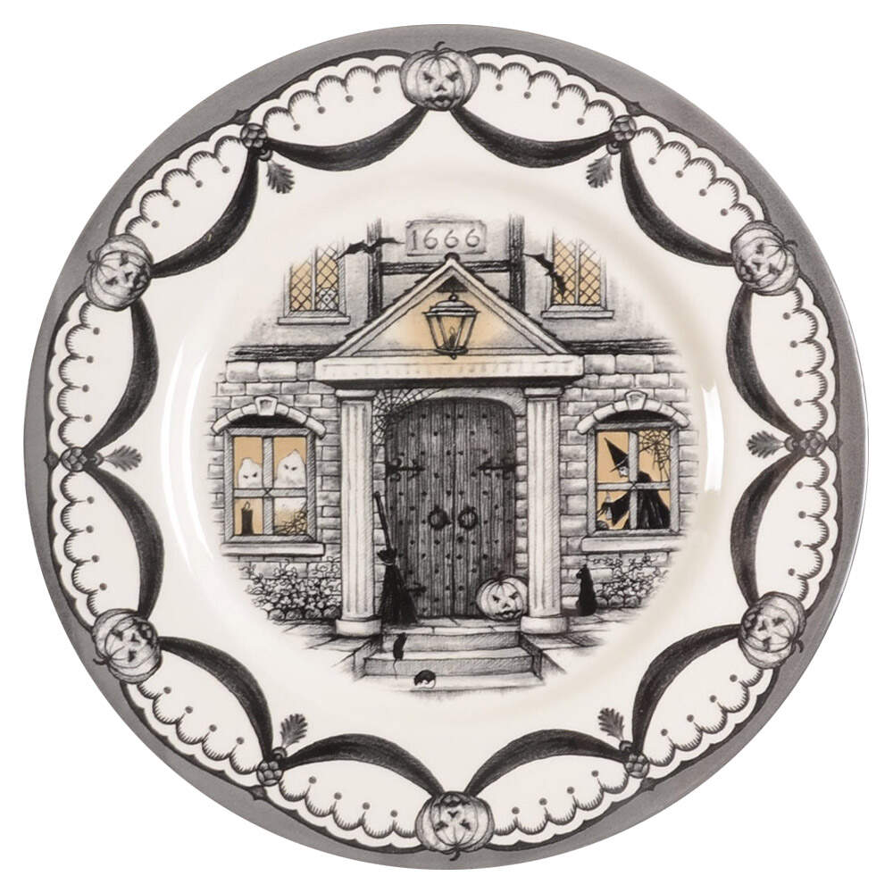 Haunted House Dinner Plate by Royal Stafford-1