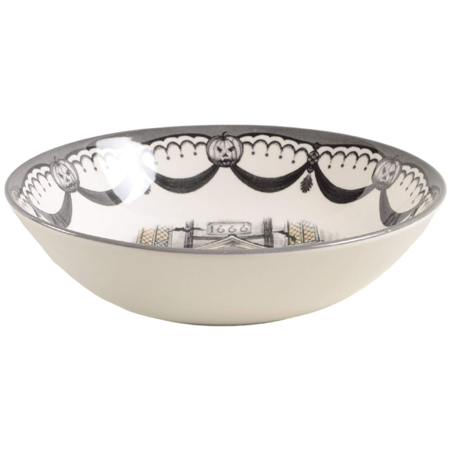Haunted House Coupe Cereal Bowl by Royal Stafford-1