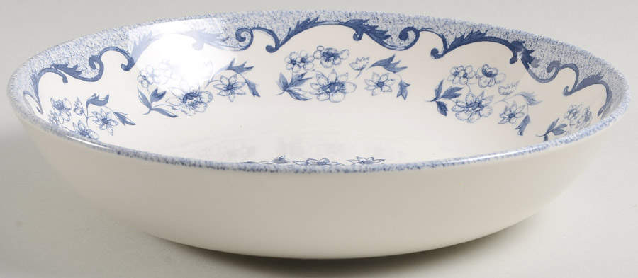 French Toile 9" Individual Pasta Bowl by Royal Stafford-1