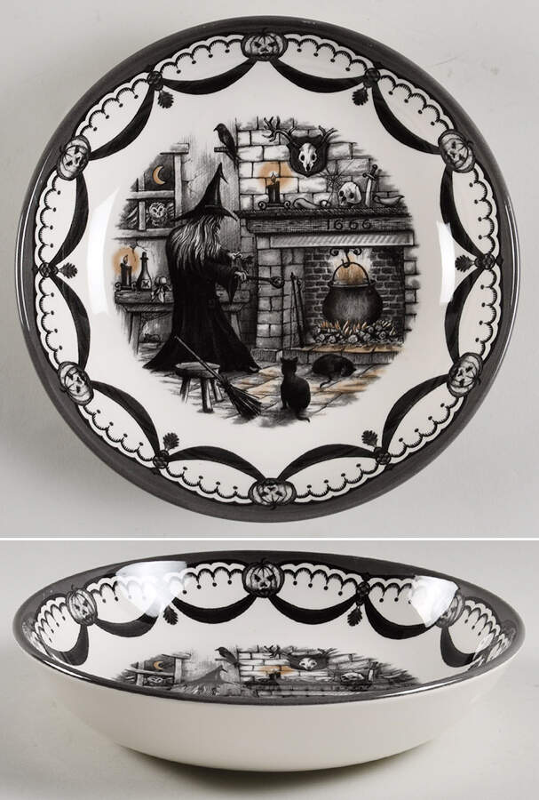 Haunted Home 9" Individual Pasta Bowl by Royal Stafford-1