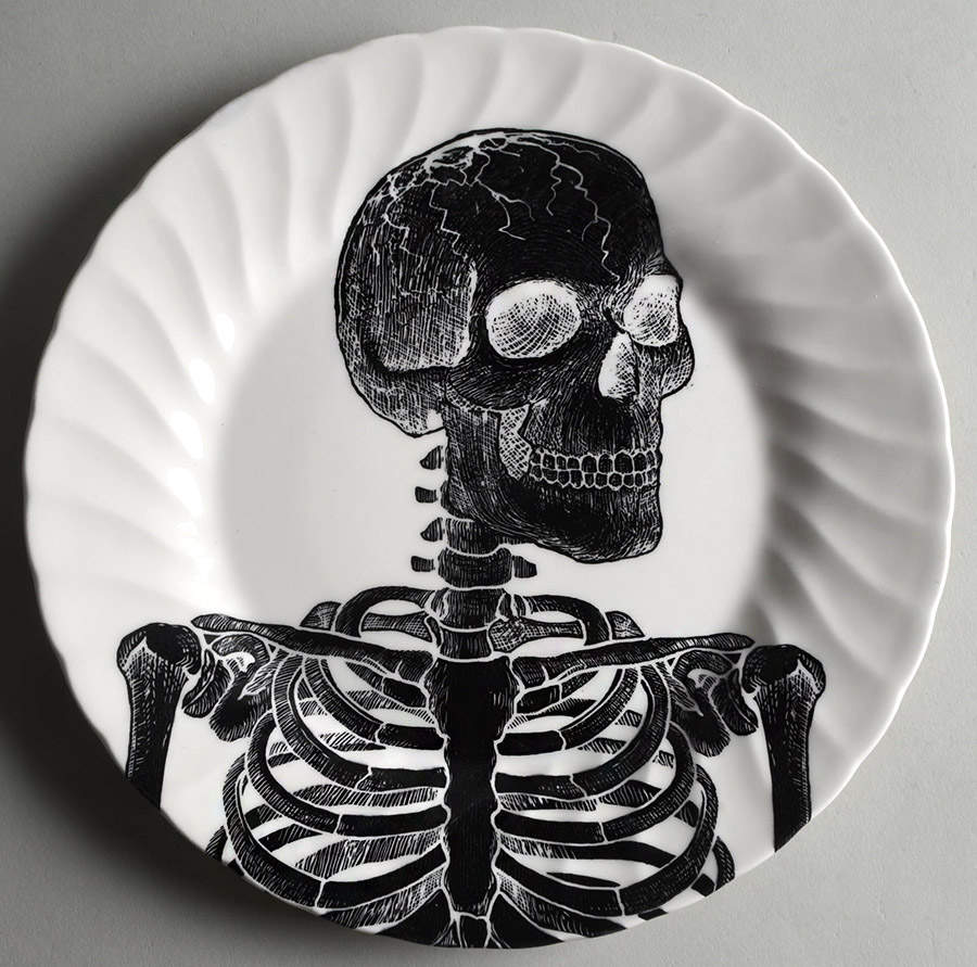 Xray Dinner Plate by Royal Wessex-1
