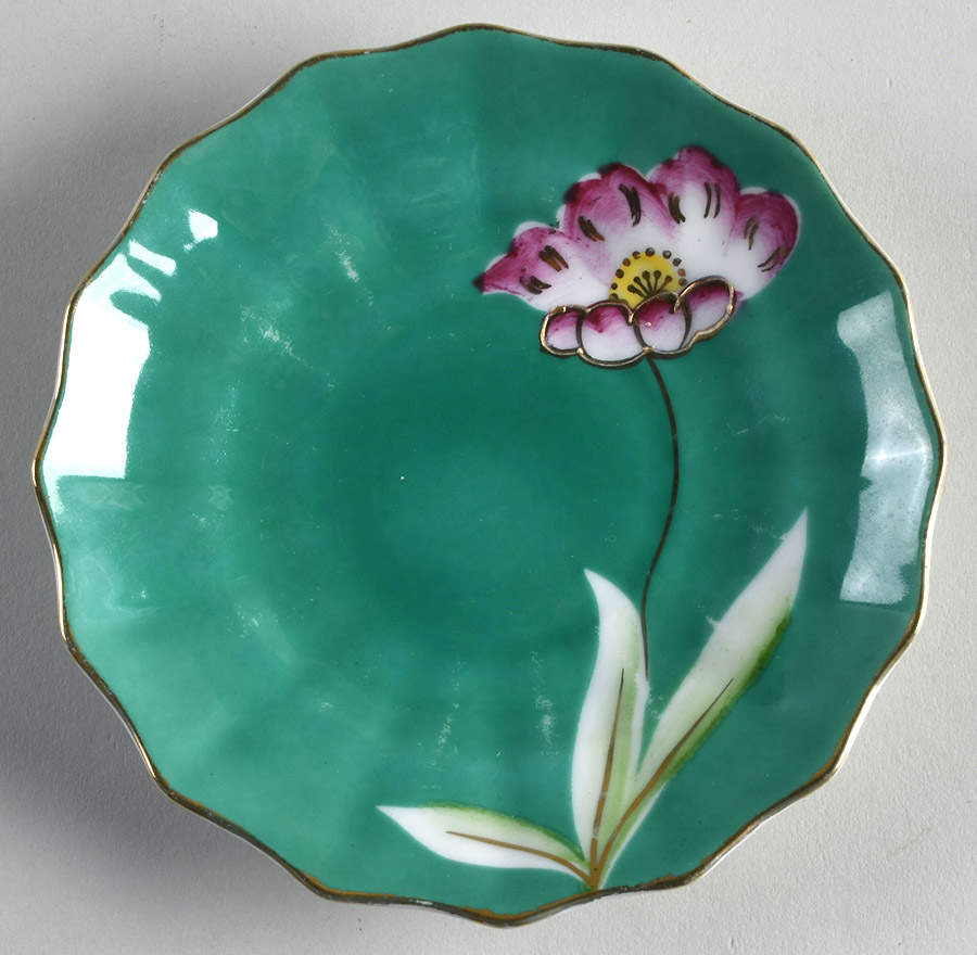 7865 Green Saucer by Royal Carlton-1
