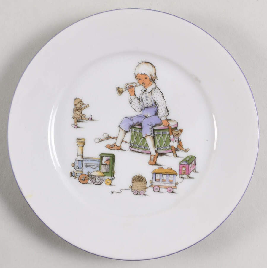 REU13 Child's Plate by Reutter Porzellan-1