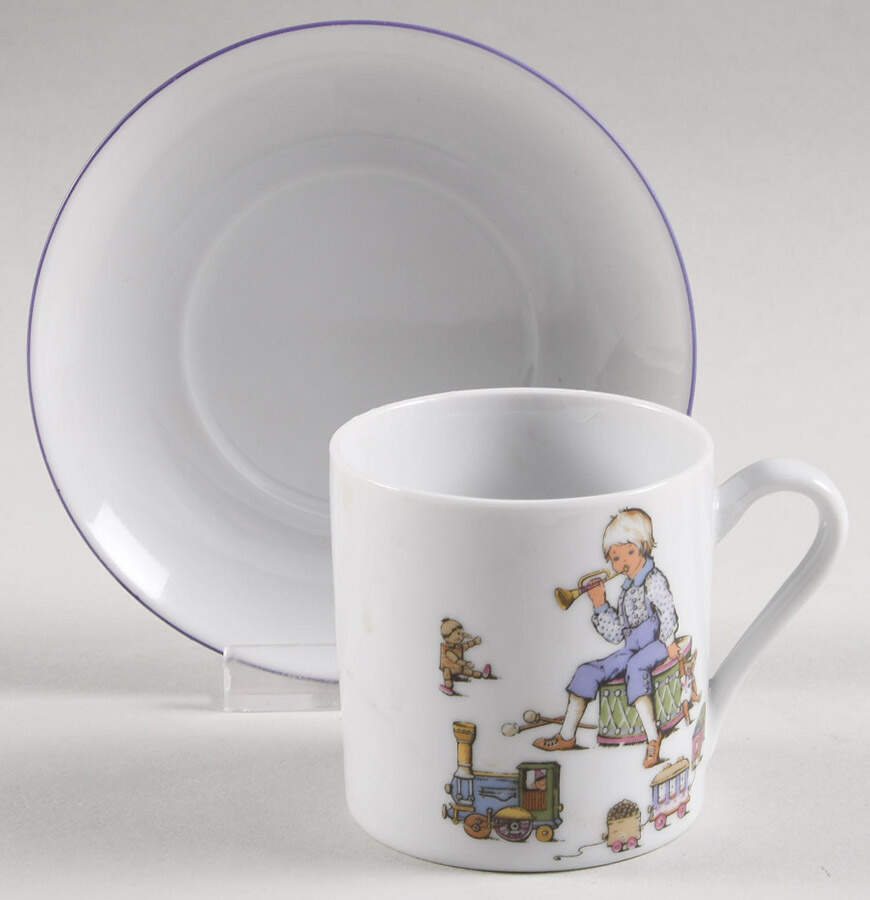 REU13 Child's Cup & Saucer Set by Reutter Porzellan-1
