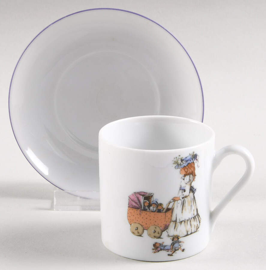 REU13 Child's Cup & Saucer Set by Reutter Porzellan-1