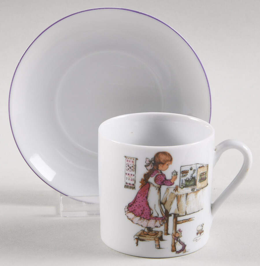 REU13 Child's Cup & Saucer Set by Reutter Porzellan-1