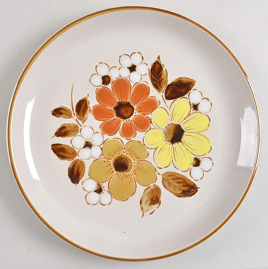 Bouquet 12" Chop Plate (Round Platter) by Stone Garden-1