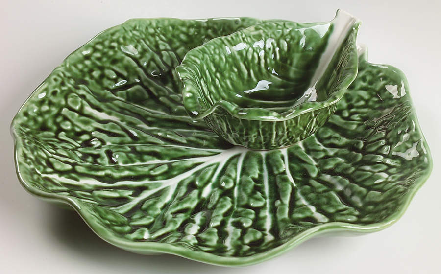 Cabbage Green 1 Piece Chip & Dip by Secla-1