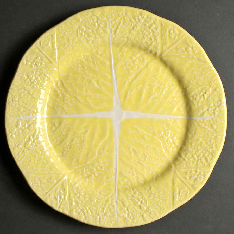 Cabbage Yellow 13" Chop Plate (Round Platter) by Secla-1