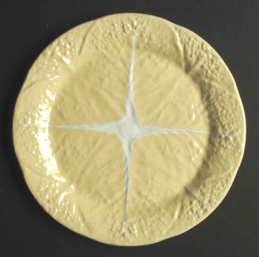 Cabbage Yellow Dinner Plate by Secla-1