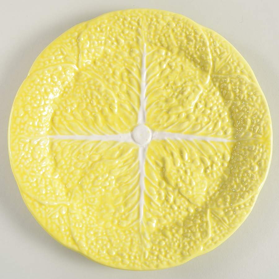 Cabbage Yellow Salad Plate by Secla-1