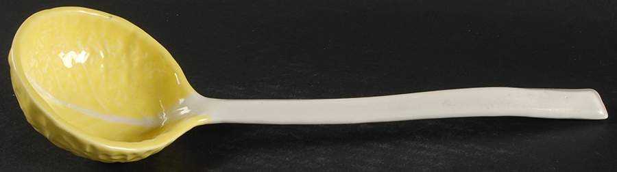 Cabbage Yellow Tureen Ladle by Secla-1