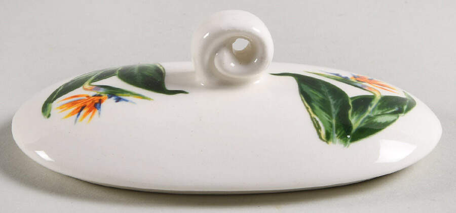 Bird of Paradise Lid for Sugar Bowl by Santa Anita-1