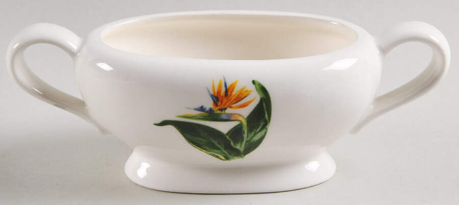 Bird of Paradise Sugar Bowl No Lid by Santa Anita-1