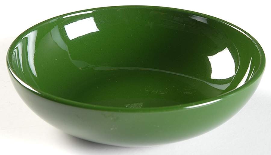 California Modern Dark Green Fruit/Dessert (Sauce) Bowl by Santa Anita-1