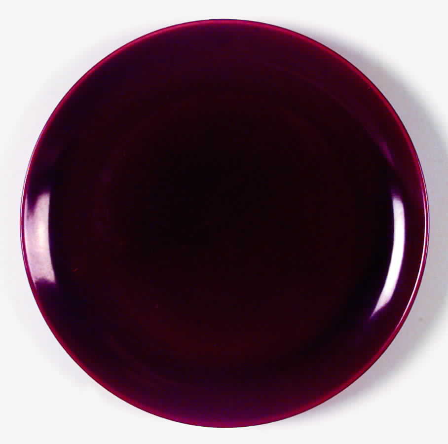 California Modern Red Dinner Plate by Santa Anita-1