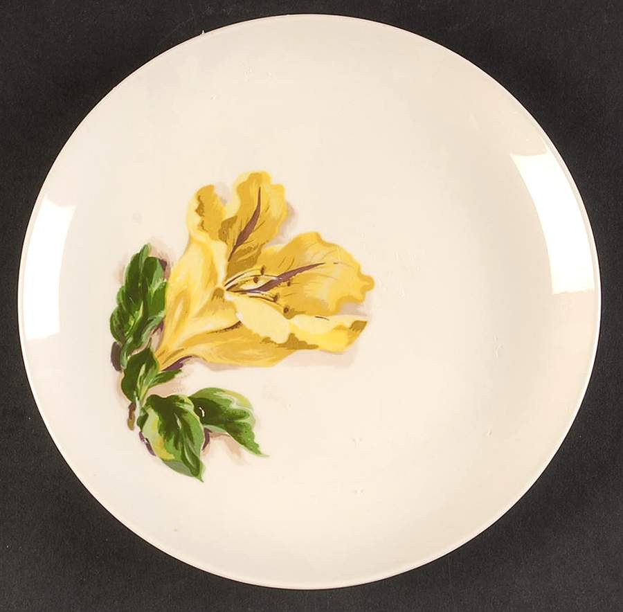Cup of Gold Salad Plate by Santa Anita-1