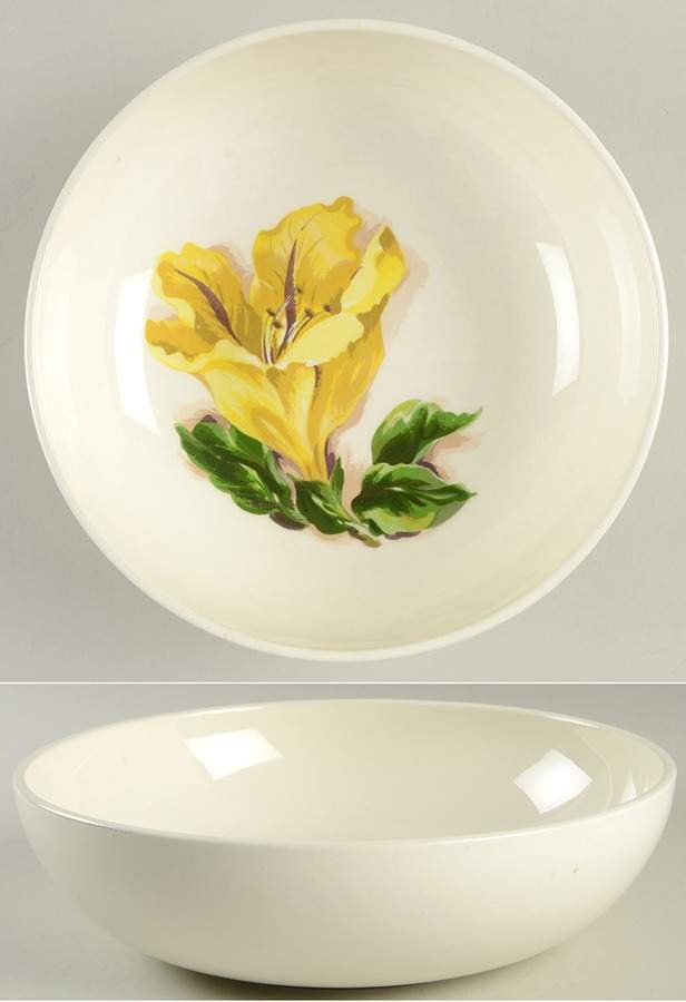 Cup of Gold 8" Round Vegetable Bowl by Santa Anita-1