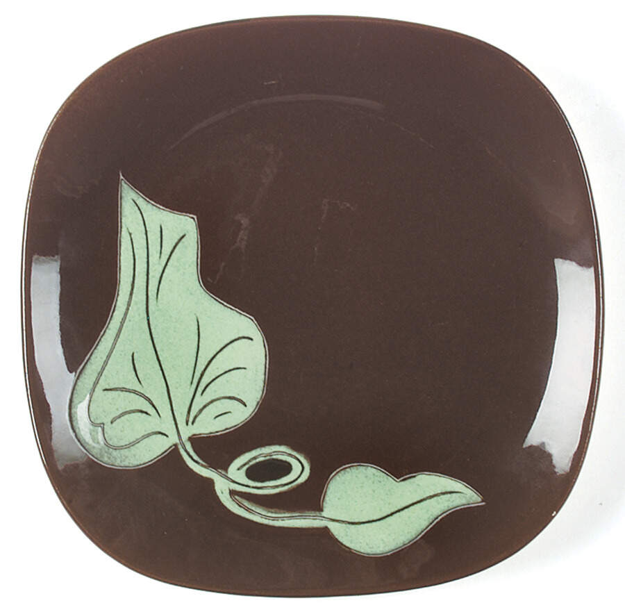 Del Mar (Brown Background) Bread & Butter Plate by Santa Anita-1