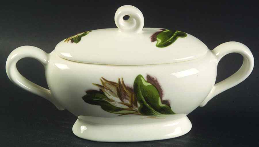 Night Blooming Cereus Sugar Bowl & Lid by Santa Anita-1