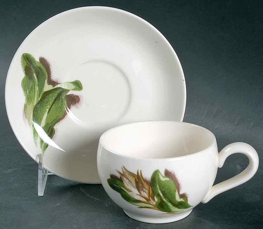 Night Blooming Cereus Flat Cup & Saucer Set by Santa Anita-1