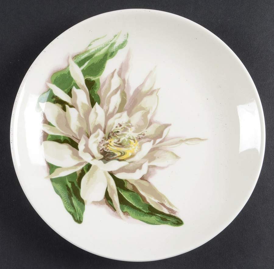Night Blooming Cereus Bread & Butter Plate by Santa Anita-1
