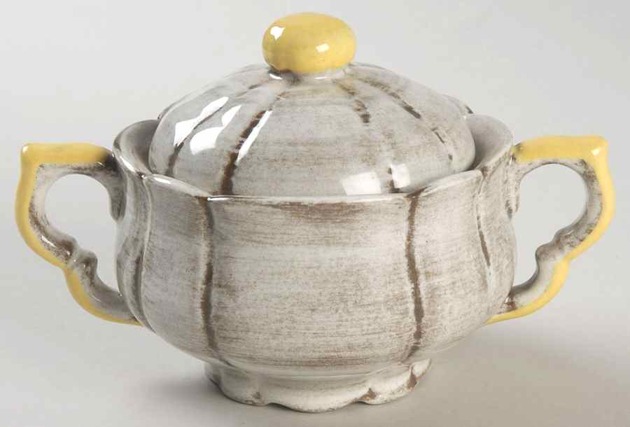 Provincial Apple Sugar Bowl & Lid by Santa Anita-1