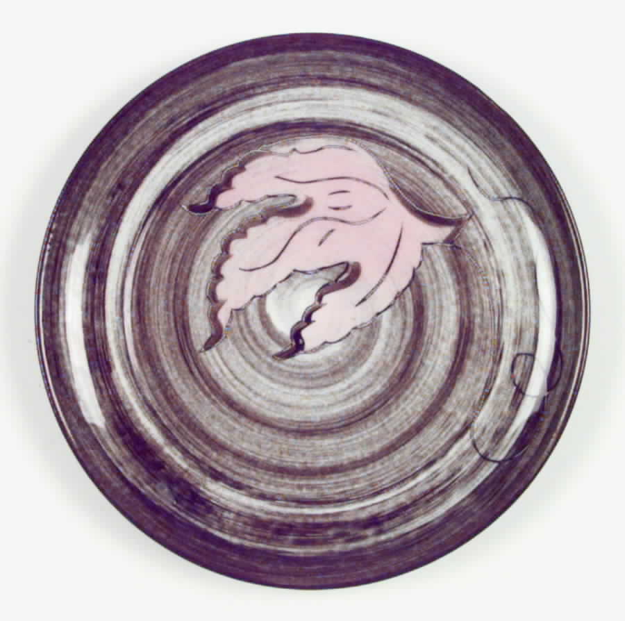 Spiral Grape Salad Plate by Santa Anita-1
