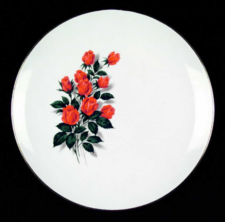American Beauty Dinner Plate by Sabin-1