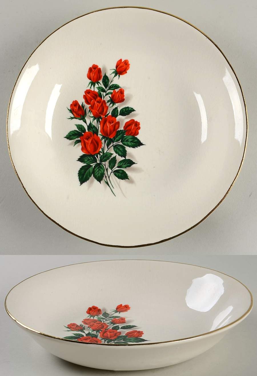 American Beauty Coupe Soup Bowl by Sabin-1