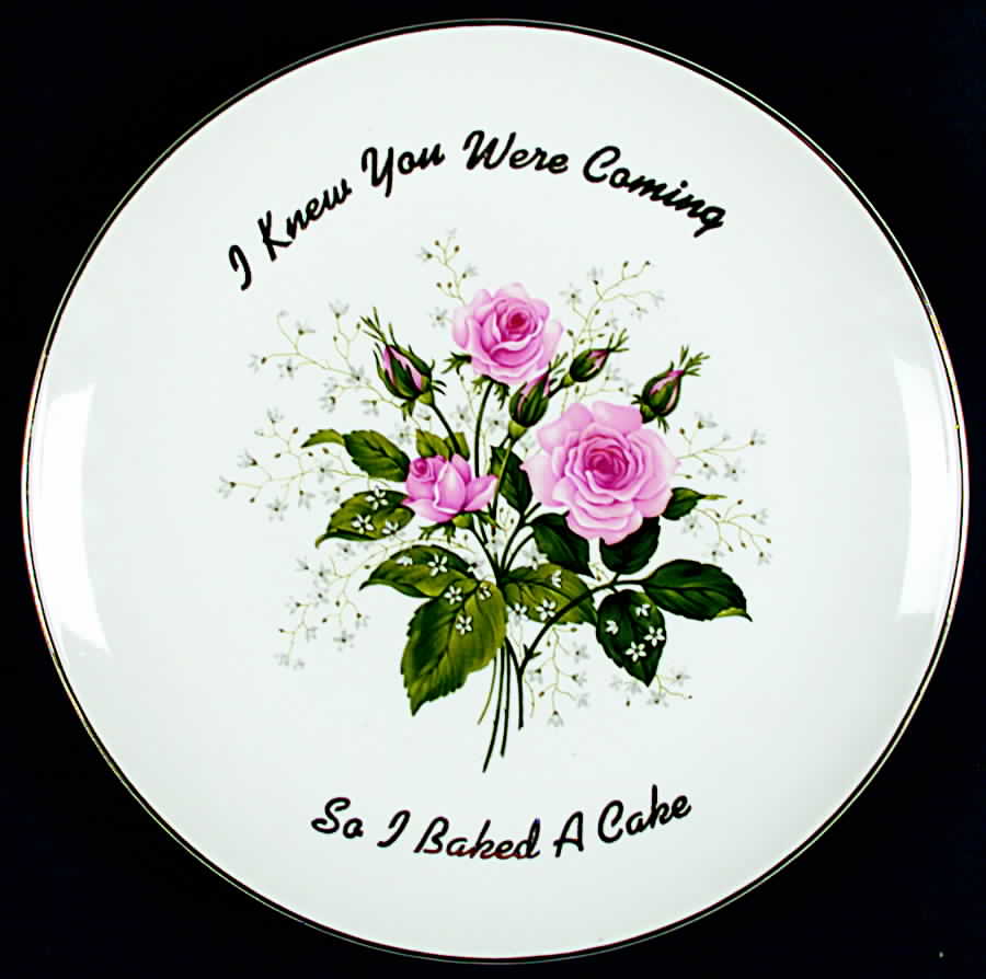 Cathy Rose (Smooth Edge) Cake Plate by Sabin-1