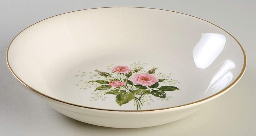 Cathy Rose (Smooth Edge) Coupe Soup Bowl by Sabin-1