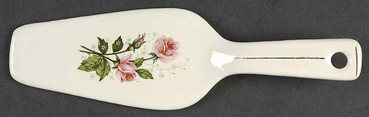 Cathy Rose (Smooth Edge) Solid Ceramic Pie/Cake Server by Sabin-1