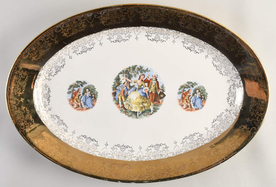 SAB1 20" Oval Serving Platter by Sabin-1