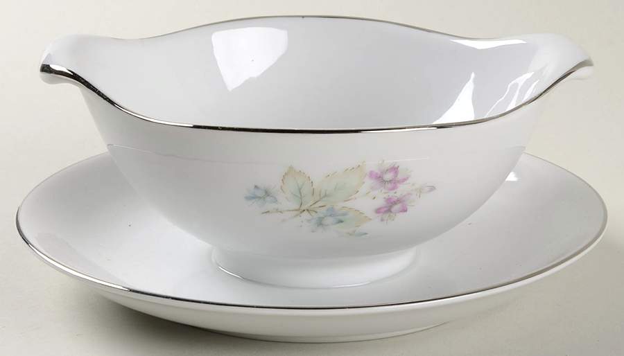 SAB16 Gravy Boat with Attached Underplate by Sabin-1
