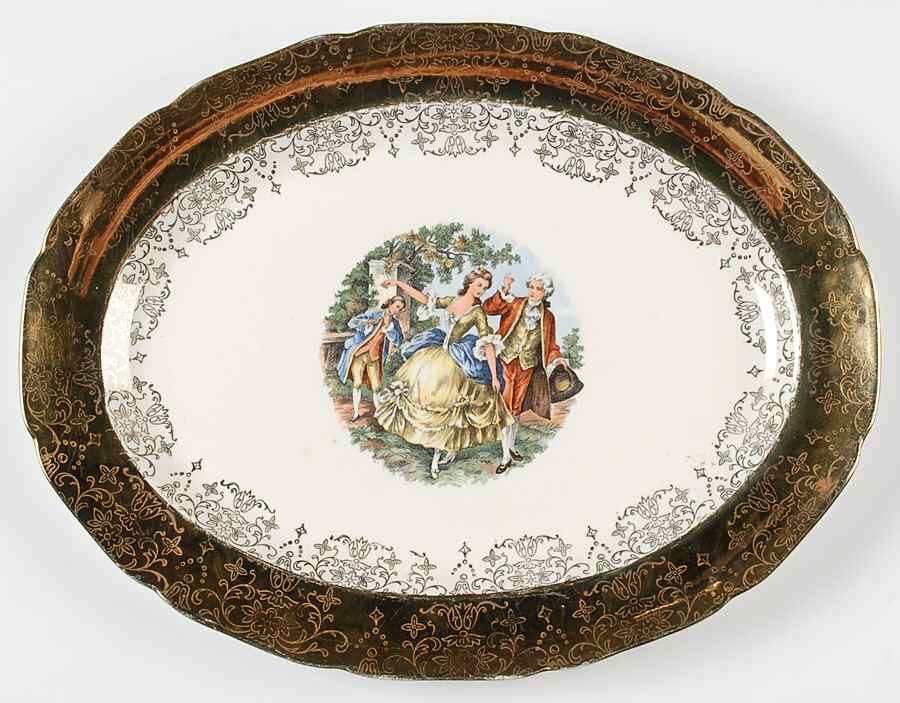 SAB23 13" Oval Serving Platter by Sabin-1