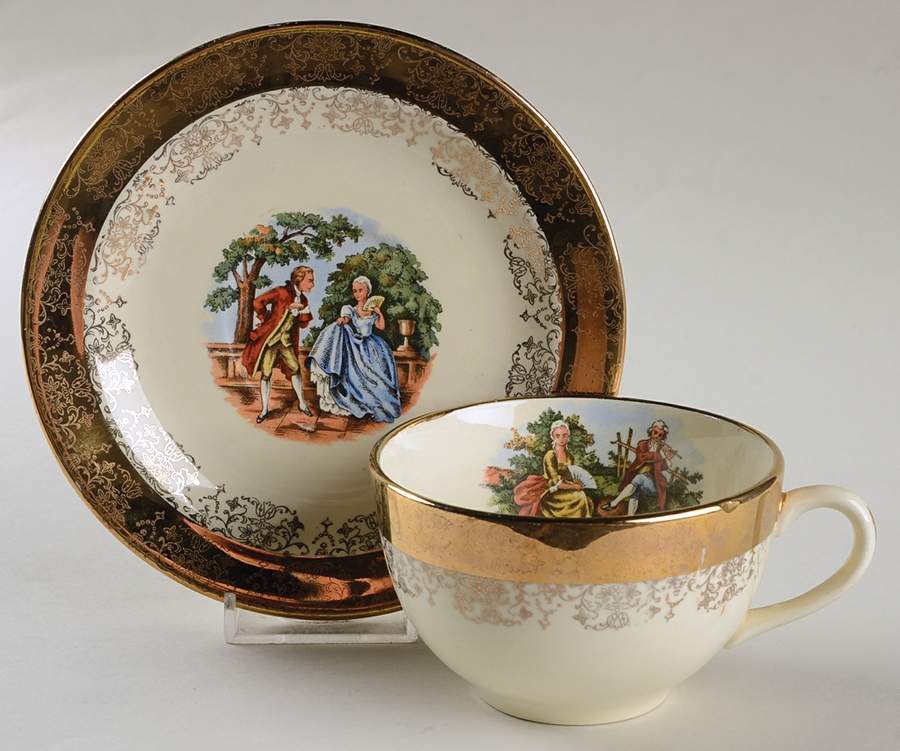 SAB5 Flat Cup & Saucer Set by Sabin-1