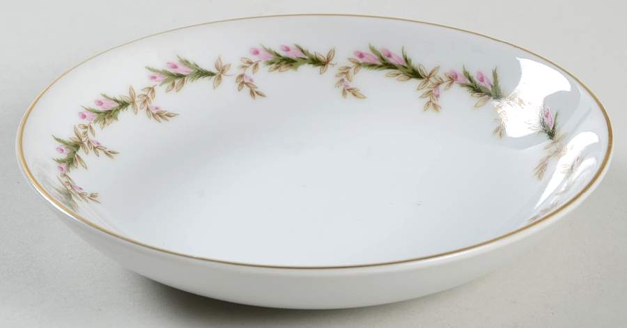 Rosebud Garland Fruit/Dessert (Sauce) Bowl by Saji-1