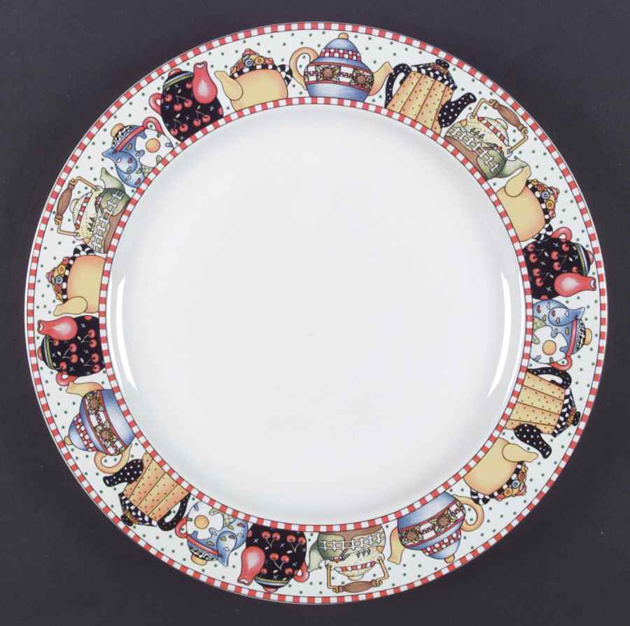 Afternoon Tea Dinner Plate by Sakura-1