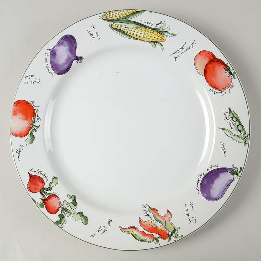 Garden Delight 12" Chop Plate (Round Platter) by Sakura-1