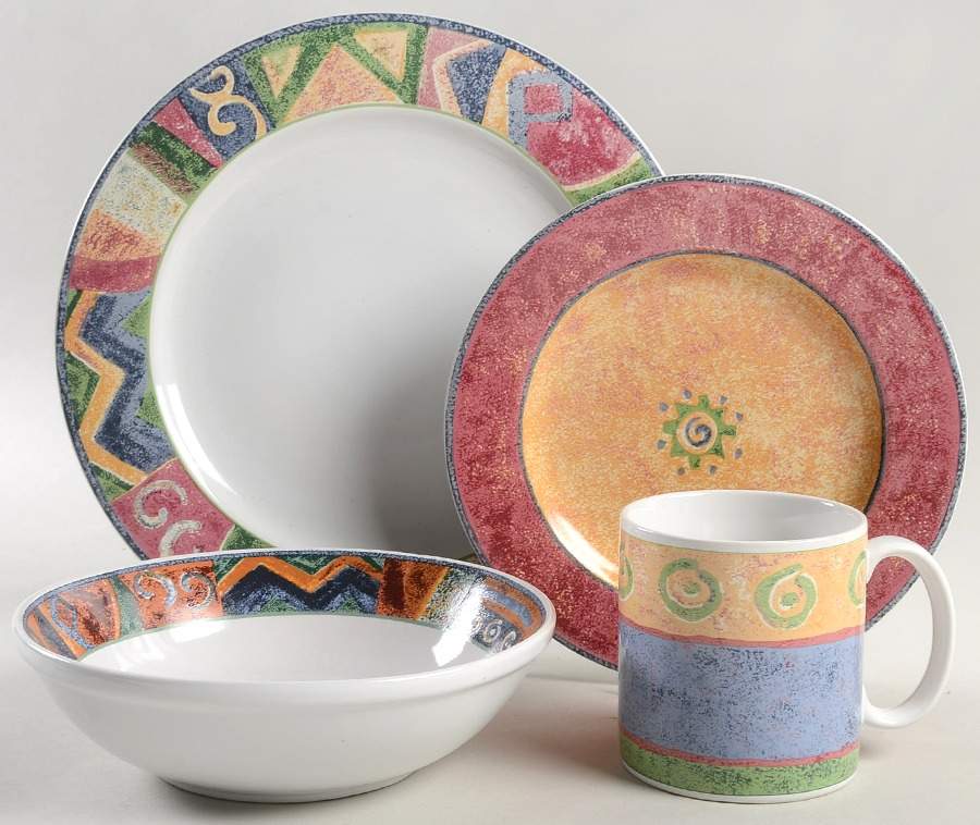Malaga 4 Piece Place Setting by Sakura-1