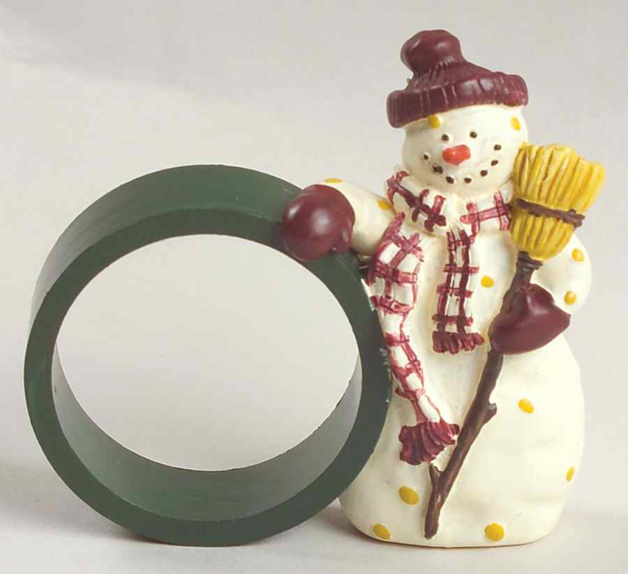Snowman Figural Napkin Ring by Sakura-1
