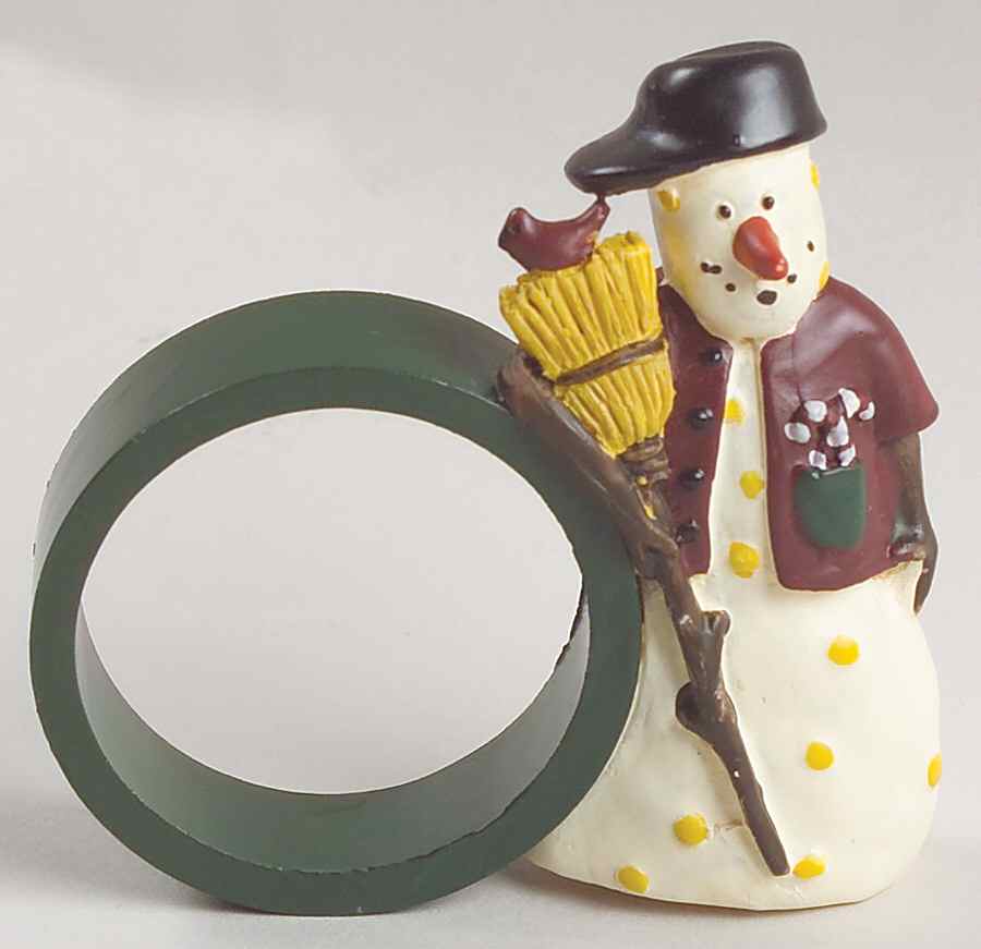 Snowman Figural Napkin Ring by Sakura-1