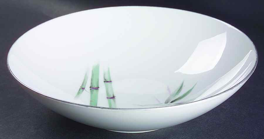 Bamboo Green 9" Round Vegetable Bowl by Sango-1