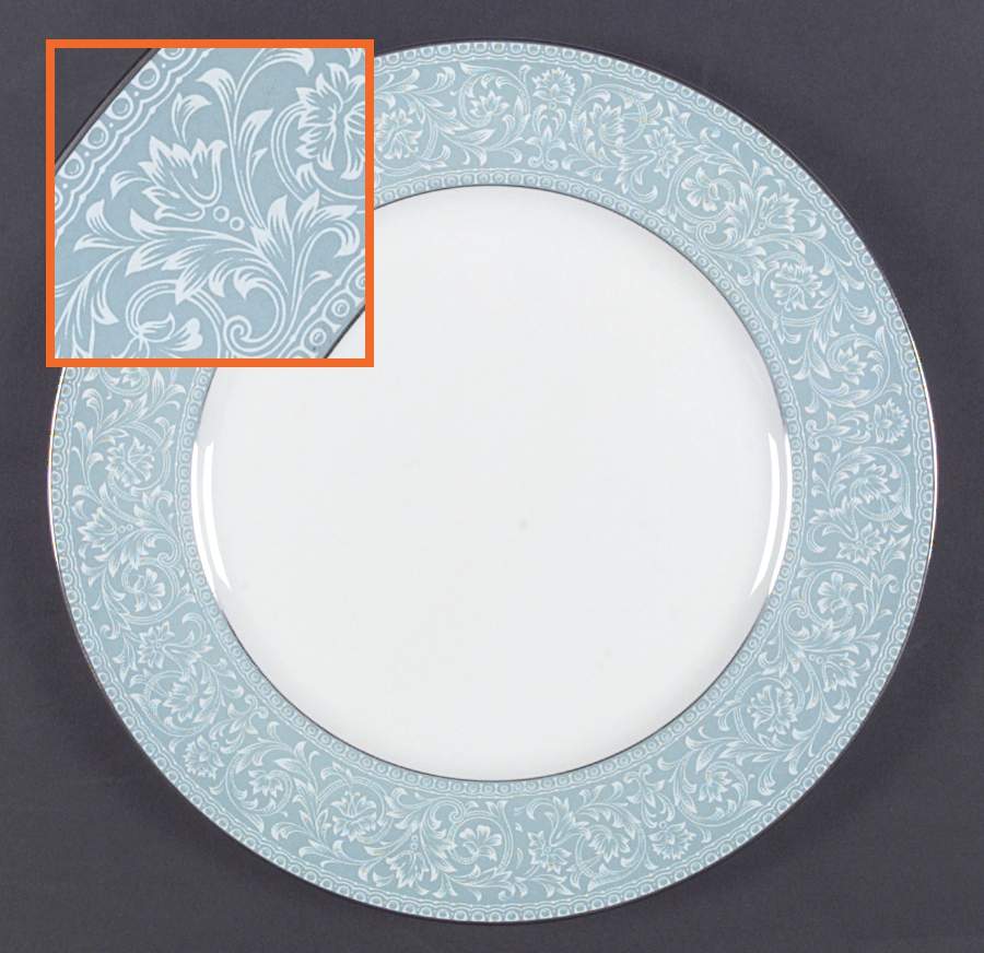 Cordon Bleu Dinner Plate by Sango-1